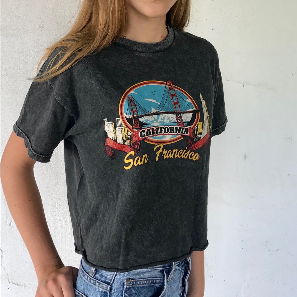 Body Graphic T-shirt, Cropped/Oversized